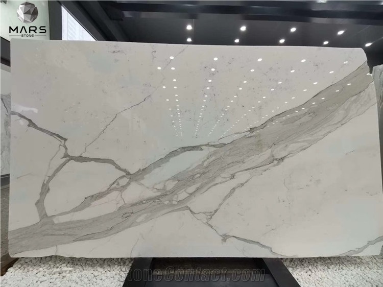 Bianco Calacatta Marble For Floor Tiles 